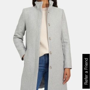 Theory Grey Wool Coat